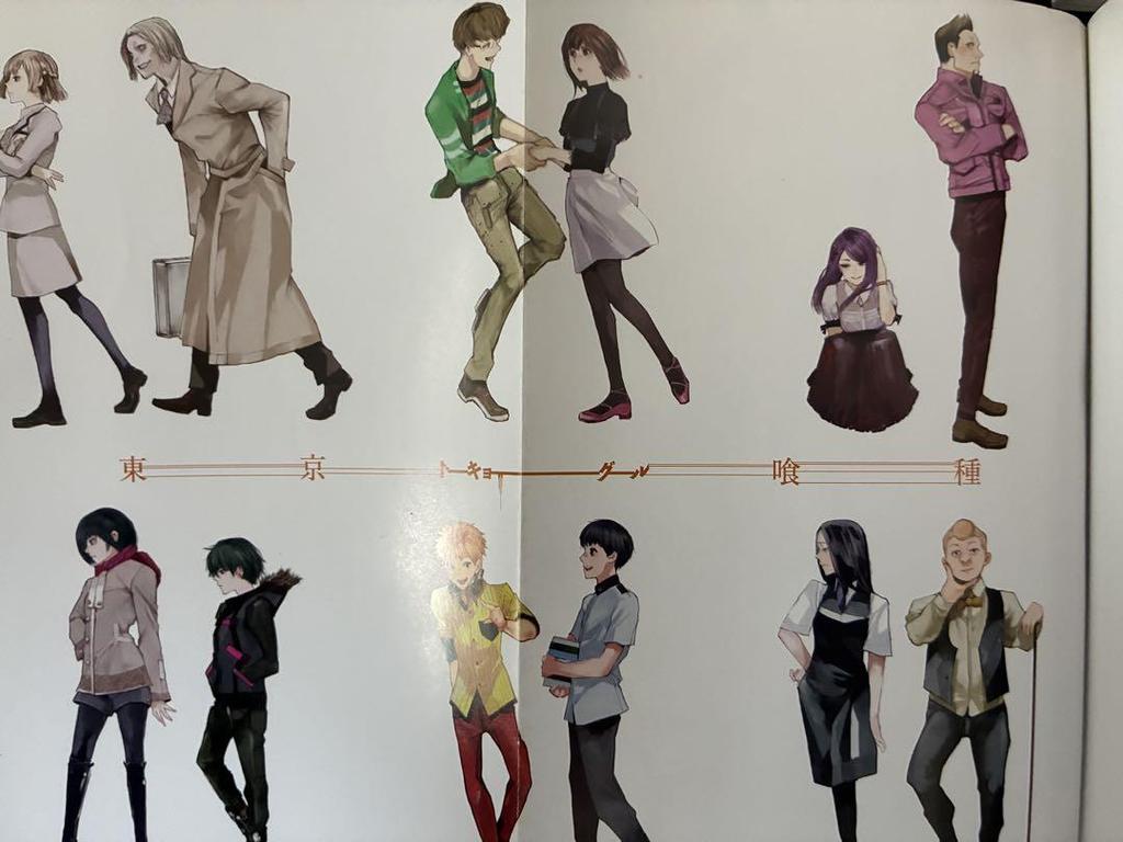 [USED] Tokyo Ghoul Complete Set + Artbook Zakki, Novel, Anime Book