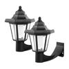 Hexagonal Solar LED Wall Lamp for Outdoor Courtyard Decor