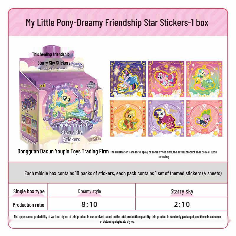 My Little Pony 4th Gen Transparent Trading Cards: Rainbow Pack with UR Twilight Sparkle