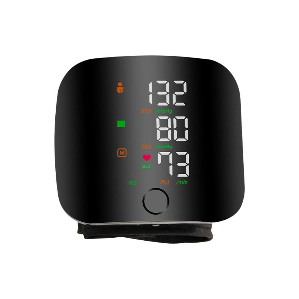 LCD Screen Heart Rate Monitor Smart Touch Sphygmomanometer  for Home Use