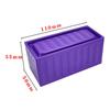 Wrought Iron Mini Container Model Retro Industrial Style Metal Box Tin Toy Storage Box Small Size Model Ornaments Mini Iron Box