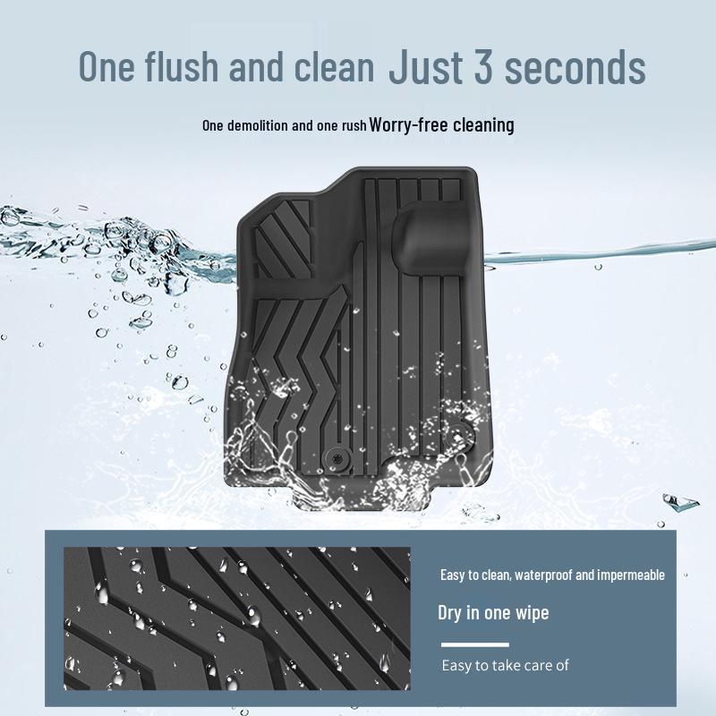 Eco-Friendly TPE Car Floor & Trunk Mats for 25 Trumpchi S7 Models: Dirt-Resistant