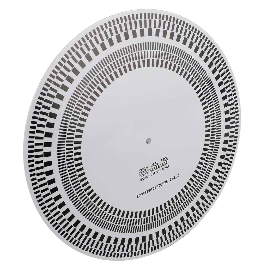 Record Player Speed Disk 297mm Diameter 3mm Thickness Adjustable Turntables Calibration Disc