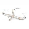 For Ducati Multistrada 1200 Enduro 2016 To 2019 Multistrada 1260 MTS 1200 1260 Escape Motorcycle Exhaust Link Pipe Slip-on