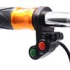 Motorcycle Bicycle Handlebar Mounting Switch Button 3 In 1 Design (for LED Headlight, Speakers, Turn
