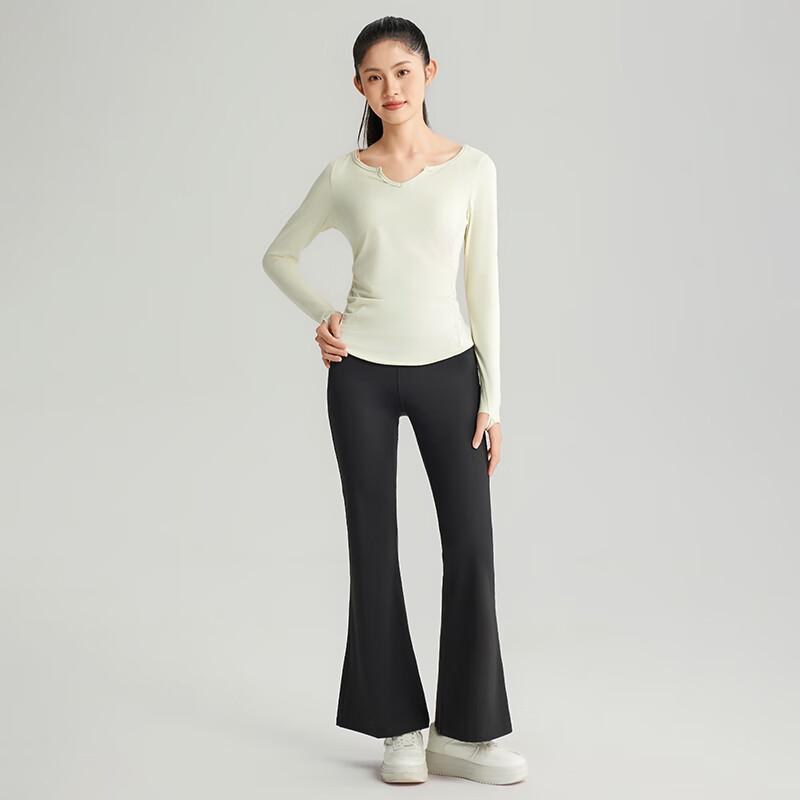 Girls' High-Waist Flared Casual Pants