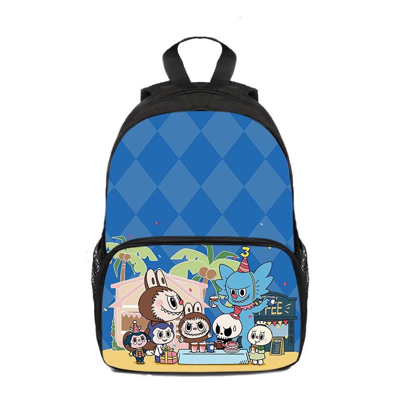 School Bag Elementary School Students Front Bag Cartoon Large Capacity Backpack Boys Fashion Backpack  5414