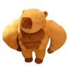 Internet Celebrity Muscular Capybara Plush Doll – Cute Ugly Pillow Gift