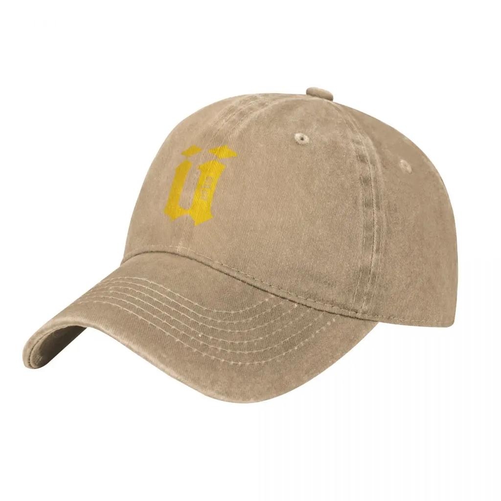 Unkut 100 Cotton Bold Print Demin Cap Durable for All Seasons Mens Hats Womens Baseball Cap