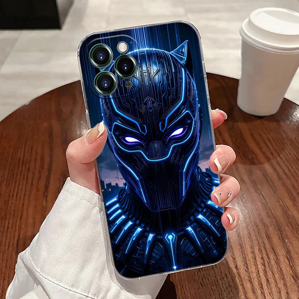 Marvel Heroes Deadpool Hulk Transparent Phone Case For iPhone 17 Pro Max 17E 11 12 13 14 15 16 Pro Max Plus 17 Air 16E 7 X Cover