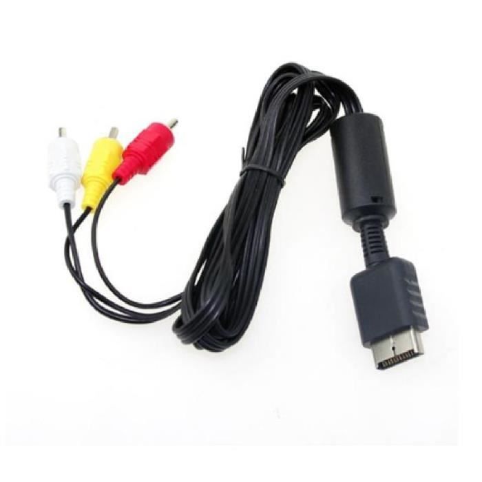 Cord 1M Audio Av Video Composite Rca Cable For Sony Ps2 Ps3 Mini