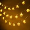 Moon Star Eid Mubarak String Light 2024 Ramadan Decoration For Home Ramadan Kareem Islam Muslim Party Decor Eid Al Adha Gifts