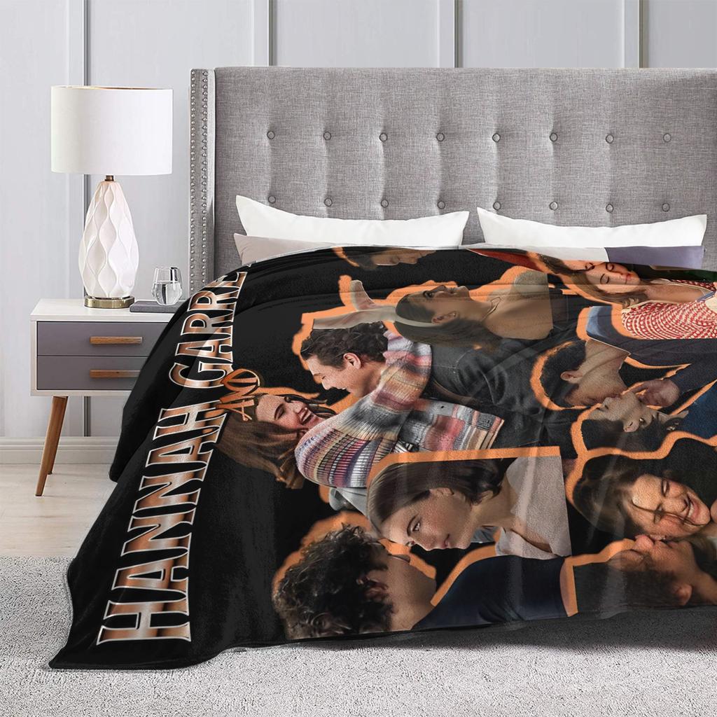 Off Campus Hannah Wells Garrett Graham Wool Blanket  Throw Blanket for  Sofa Bedding Lounge Plush Thin Quilt,