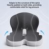 Memory Foam Seat Cushion with Back Support, L Shaped Car Office Chair Pad, Integrated Lumbar And Seat Cushion for Driving Desk