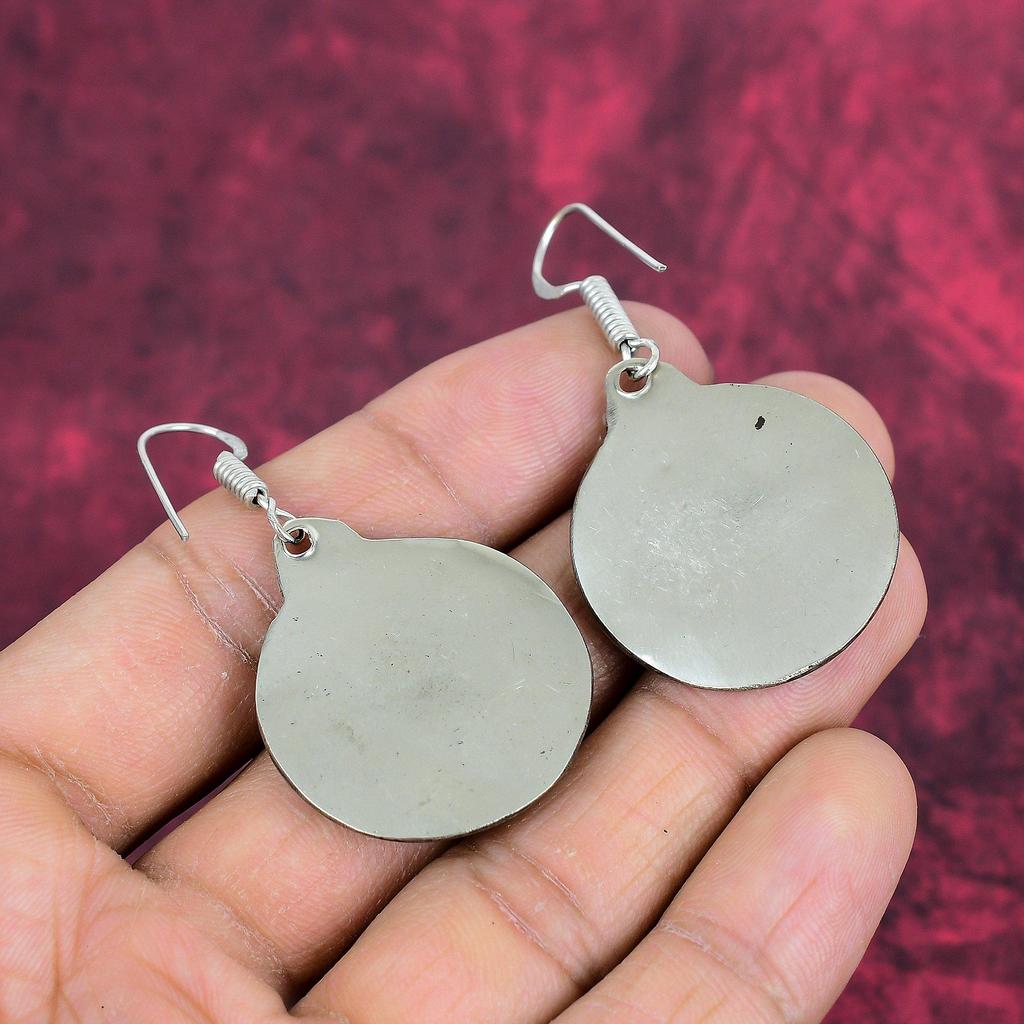 Coral, Lapis Earrings Handmade Gemstone Jewelry, 925 Solid Sterling Silver Earrings, Unique Design Jewelry Earrings