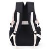 Men Contrast Backpack Large Capacity Student Schoolbag Women Travel Backpack
