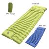 Inflatable Sleeping Pad Built-in Foot Pump Pillow Lightweight Thicken Portable Single Person Outdoor Travel Camping Hiking Air Mattress Sleeping Mat