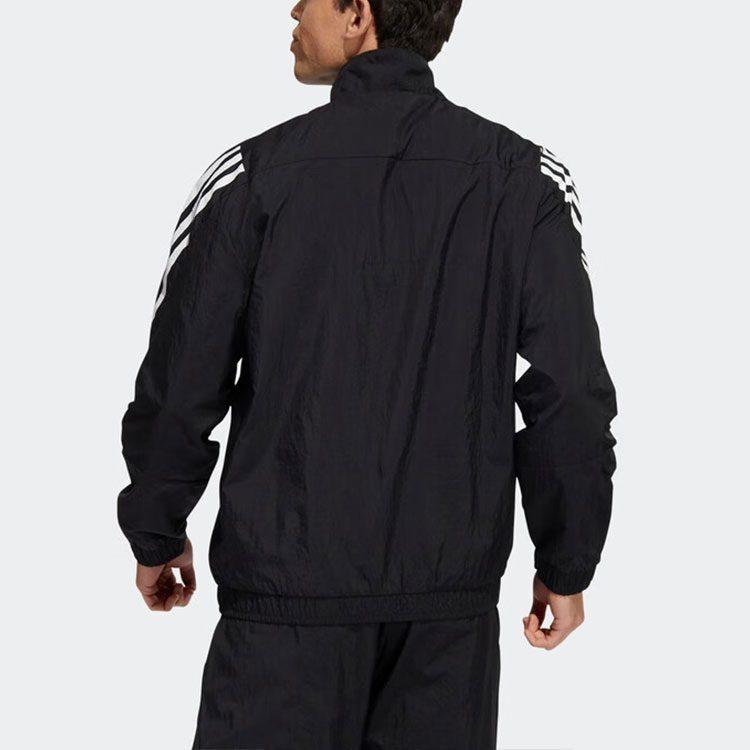 Adidas Jackets Men's Black Stand Collar Moderate Other HJ9944