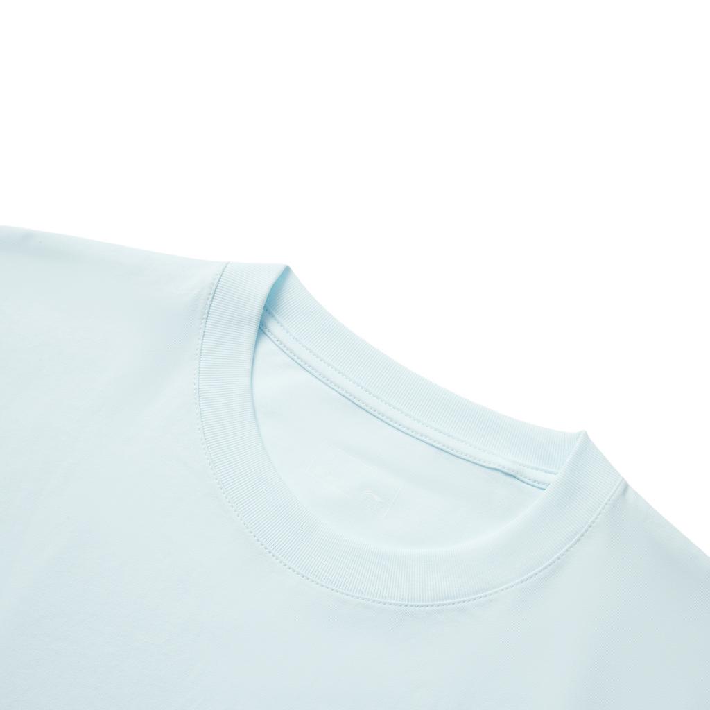 Li Ning T Shirt Unisex Light Sky Blue AHSV229-3