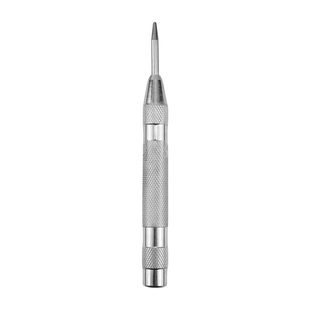 Spring Loaded Center Punch Tool with HSS Steel Tip for Precision Marking and Emergency Escape