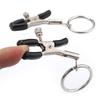 Nipple Clips Clamps Nipple Adjustable Pressure Breast Clamps Stainless Steel Non Piercing Nipple Rings For Women/Men