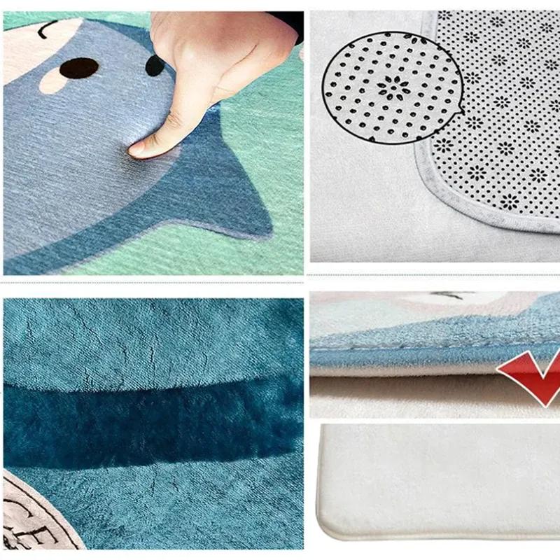 Carpet for Bedroom M&M's Sleeping Room Washable Non-slip Kitchen Rug Anti Slip Custom Veranda Floor Mat Useful Things for Home
