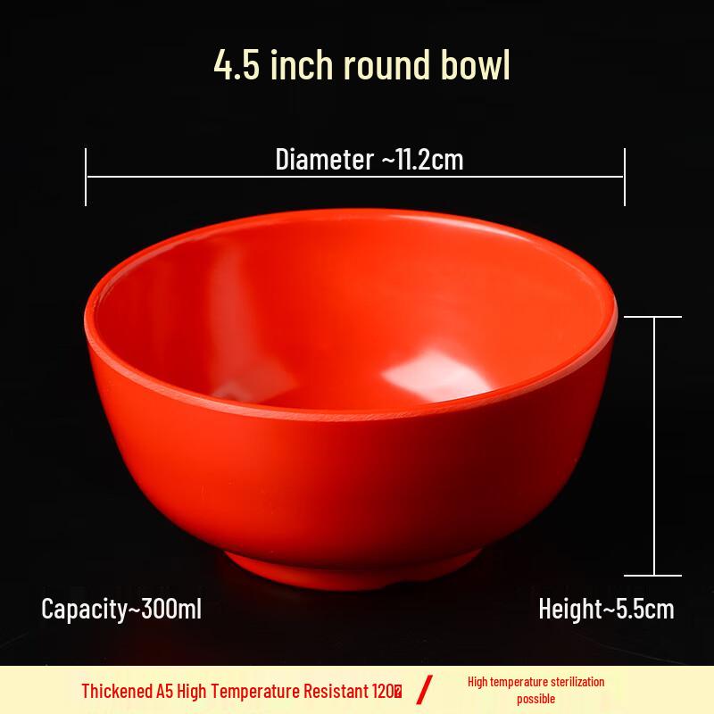 Прочная меламиновая круглая миска