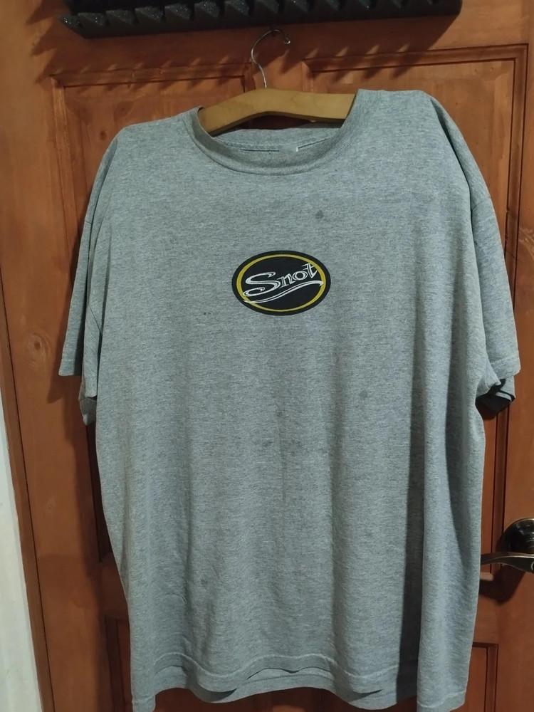 

Snot Band Получи немного базового логотипа Серая футболка Полный размер S-4XL 2XL