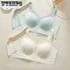 Seamless Lingerie Women's Gathering Bra Breast Retraction Anti-sagging Top Support Large-sized Bra Thin Bra Push Up Bra