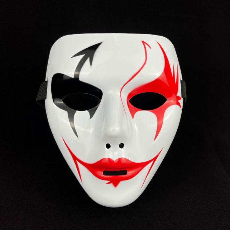 Halloween Ghost Dance Hip-Hop Maske – 2er-Set Weiße Streetdance-Maske, Bemalbar, Cosplay, Karneval, Gruselparty Halloween Ghost Dance Hip-Hop Maske – 2er-Set Weiße Streetdance-Maske, Bemalbar, Cosplay, Karneval, Gruselparty