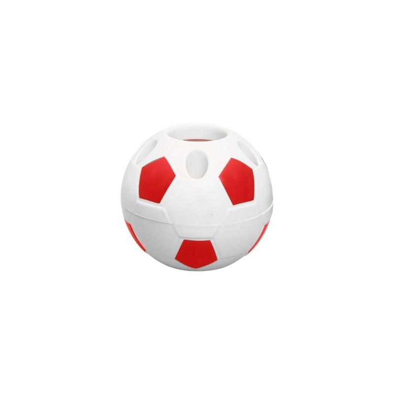 Soccer Shape Plastic Pen Cup Multi Slots Desk Pencil Organiser Storage Container For Pencil Pen Art Brush Makeup Tool