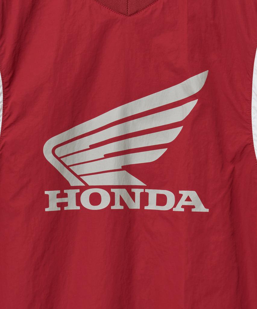 PHYPS MOTORCYCLE Color Block Short Sleeve Red
