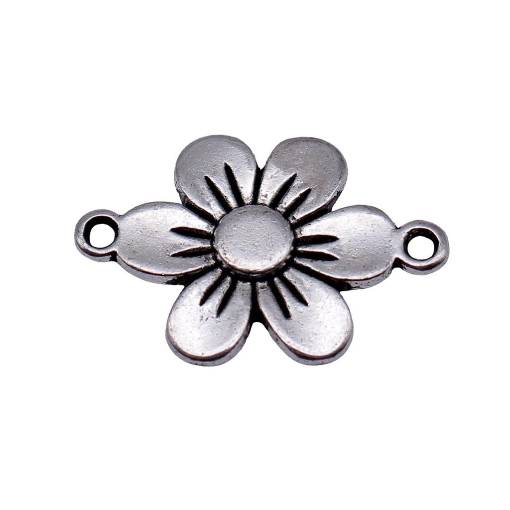 Filigree Diamond Shaped Connectors Ornate Multi Loop Links For Jewelry