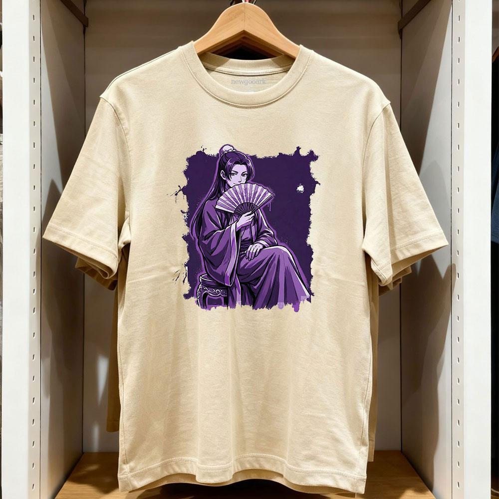 

jinshi The Apothecary Diaries tshirt Harajuku Anime Women Unisex Vintage Printed Tshirt Cotton Oneck Adult Tops Girlfriend Tee S