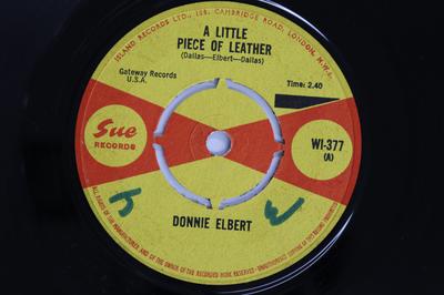 7inch Record DONNIE ELBERT - A Little Piece Of Leather WI377 Sue Records 1965 UK Soul/Funk Used