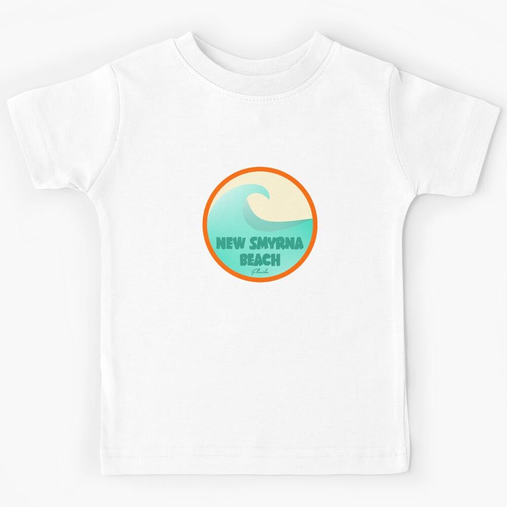 New Smyrna Beach Florida Retro Kids T-Shirt 150