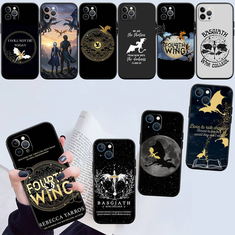 Fourth wing dragons Phone Case for Redmi Note 12 12S 12C 13 13C 13R 14 14S 14R 14C 11A 13X A3 A3X A4 A5 Pro Max Plus