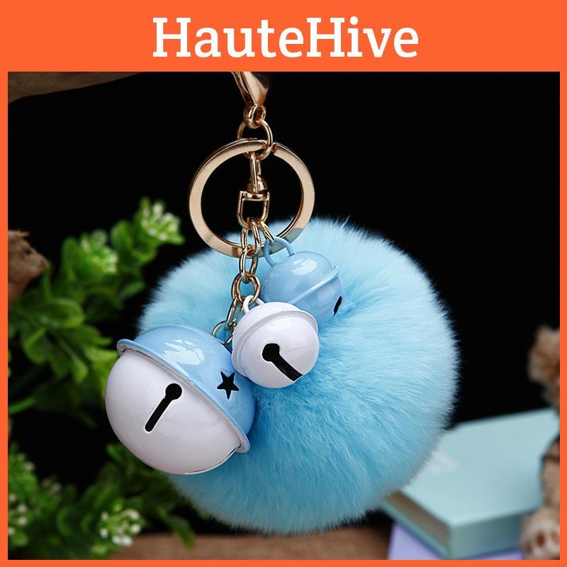 Creative Floral Bone Palace Bell Plush Keychain Perfect Gift For All Occasions