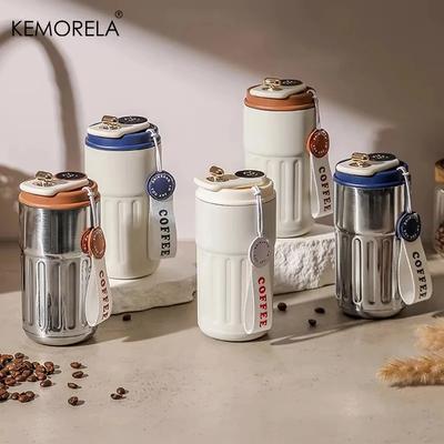 KEMORELA Smart Thermos Bottle Digital LED Temperature Coffee Cup 316 Stainless Steel Vacuum Cup Office Cup Business Portable Mug