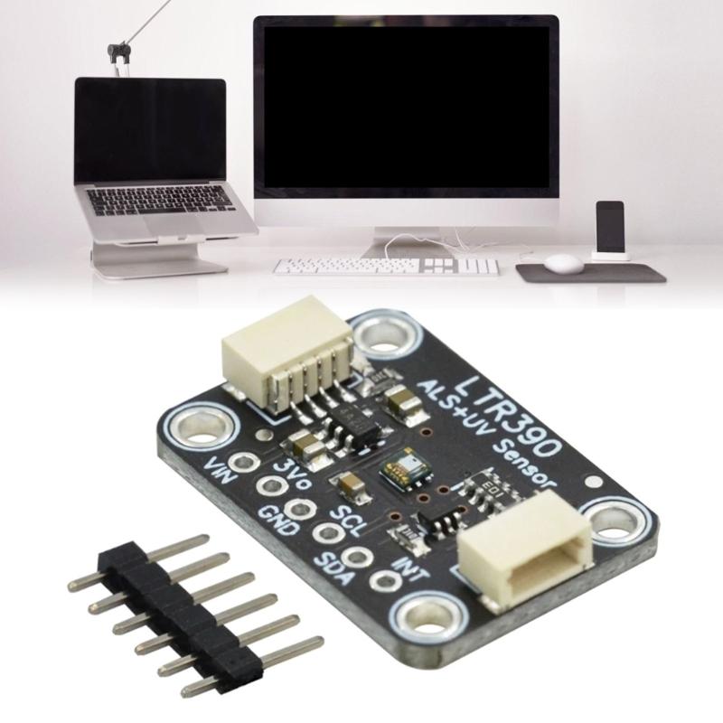 LTR390 Light Sensory 280nm to 430nm Support I2C UART 3.3V 5V for Light Intensity Detection Weather Experimemt