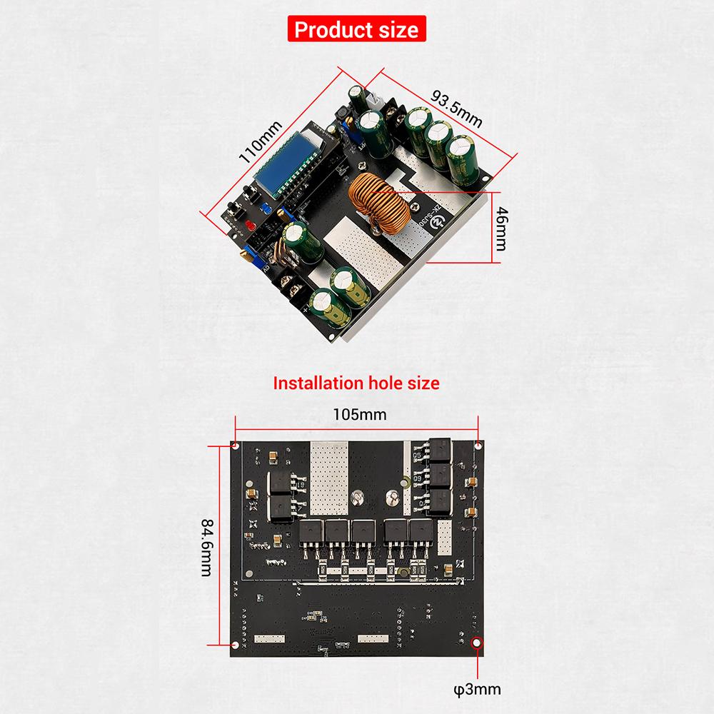 DC-DC Automatic Boost Buck Converter CC CV Power Supply Module 30A 700W High Power Solar Charging MPPT Voltage Regulator