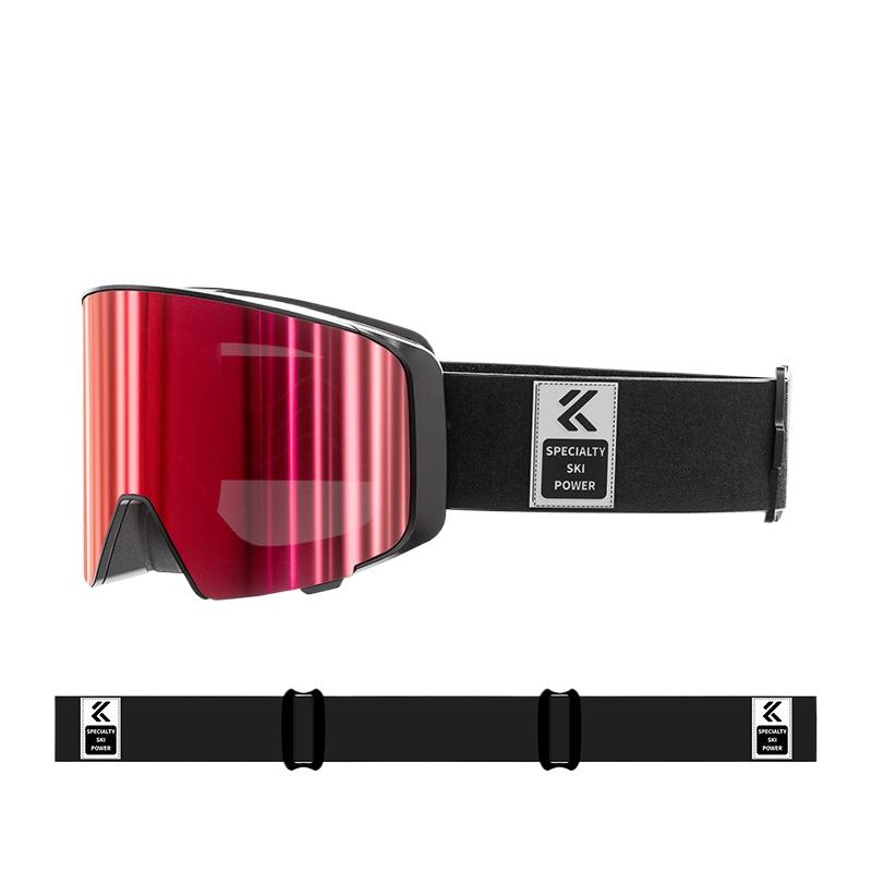 Flip Ski Glasses Anti-fog Professional Outdoor Mountaineering Windproof Goggles Single and Double Board Snow Goggles