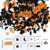 15g Halloween PVC Table Confetti Spider Web Pumpkin Bat Skeleton Sequin for Halloween Party Bar Haunted House Decor Supplies