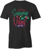 SUMMER VIBES TShirt Tee Short-Sleeved Cotton CLOTHING SEASONAL S1BCA398