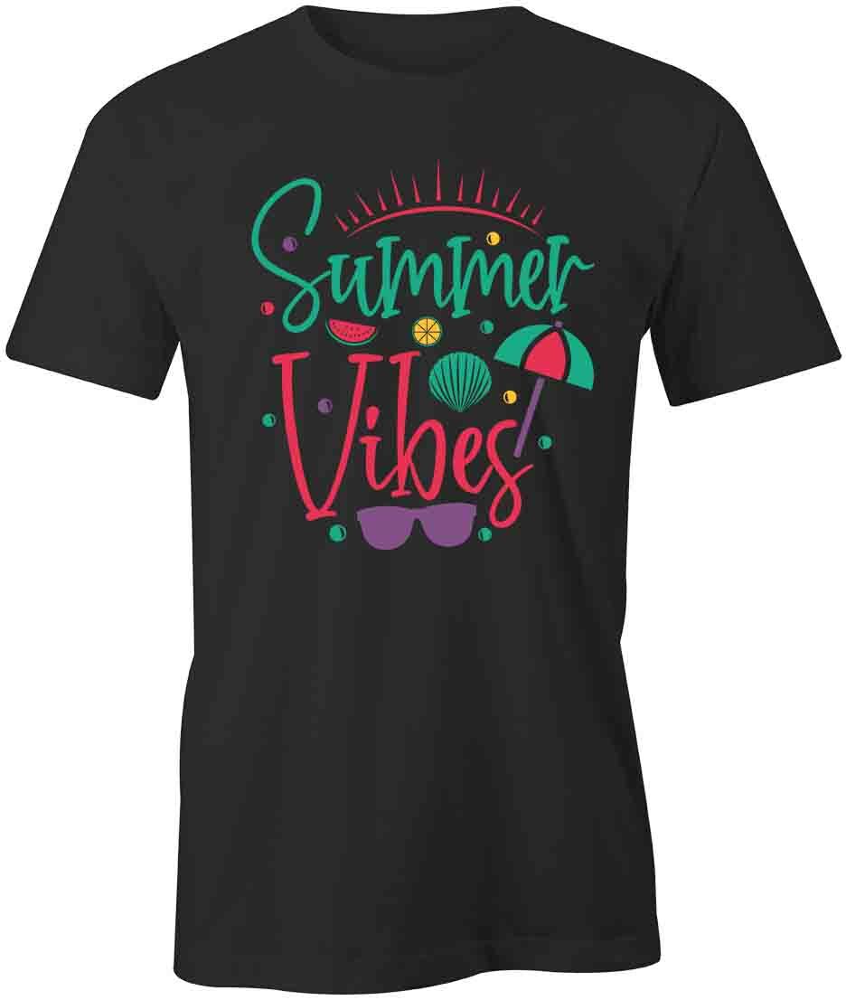 SUMMER VIBES TShirt Tee Short-Sleeved Cotton CLOTHING SEASONAL S1BCA398 XXL