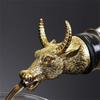 Wine Pourer Deer Elk Lion Wine Stopper Stainless Steel Bartender Tool Deer Head Wine Mouth Wedding Party Bottle Stoppers