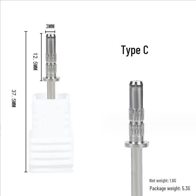

Мини набор шлифовальных лент для ногтей: 3,1 мм оправка для придания формы, удаления и полировки