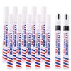 1/8/12Pcs Colored Permanent Paint Pen Colorful Tire White Markers Rubber Car Tyre Tread Markers Pens Waterproof for Metal Rocks