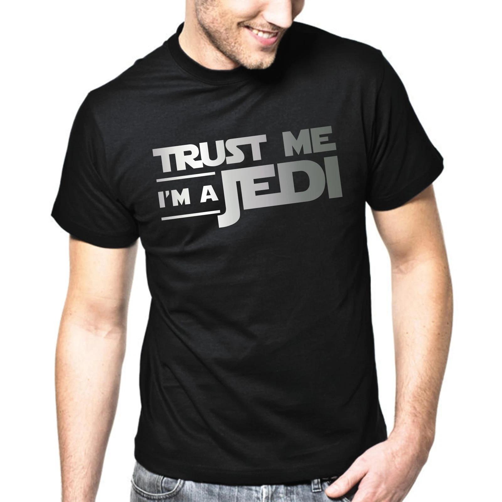 Men s and Women s T-shirts Trust Me I m a Jedi Star Wars Satire Parody Sayings Gift Funny M