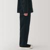 MUJI Men's Kapok-Blend Corduroy Wide Pants (AE0XXA4A) Black, Size S